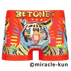 BETONES ビトーンズ MIRACLE-KUN RED メンズ フリーサイズ ボクサーパンツ