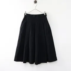 マーガレットハウエル✨リネン混ロングスカート ブラック サイズⅠ(Sサイズ) マーガレット・ハウエル MARGARET HOWELL LIGHTWEIGHT LINEN