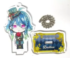 【中古】キーホルダー バスティン・ケリー 「悪魔執事と黒い猫 2nd Anniversary フェア in アニメイト スタンド付きアクリルキーホルダーコレクション 2周年記念ミニキャラ」