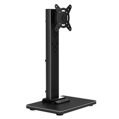 木製のベース 耐荷重20KG 100x100 75X75 50x50 VESA 上下左右に角度調整可能 高さ調節 デスク 黒(ML132) 13-32インチ対応 テレビスタンド 置き型 1画面 モニタースタンド モニターアーム suptek