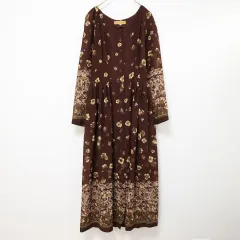 MOGA 総柄ワンピース 大きいサイズ ゆったり 17 モガ MOGA モガ 大きい サイズ 段々 の 素敵 な ティアード
