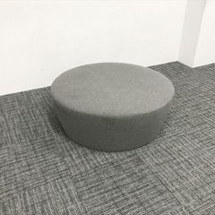 ロビーチェア アクセントソファ 円形 グレー