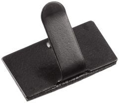 (コードステッカー ケーブルホルダー 黒 クリップ フック) 配線止め金具 10.0×19.5mm 30個入 エーモン(amon) 4934