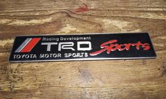 トヨタ　TOYOTA　TRD　スポーツ　プレート　金属製　エンブレムステッカー