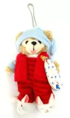 【中古】ぬいぐるみ ダッフィー(部屋着) ぬいぐるみバッジ 「ケープコッドシーズン 2009」 東京ディズニーシー限定