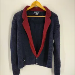 ラルフローレン RALPH LAUREN イタリア製 ウールカーディガン バイカラー メンズ import：M のサムネイル