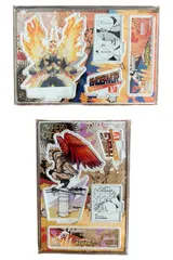 僕のヒーローアカデミア　名場面ジオラマフィギュア 2種セット( ホークス & エンデヴァー )