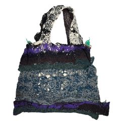 VITELLI(ヴィテッリ) DOOMBOH PATCHWORK TOTE パッチワーク トートバッグ ニット マルチカラー