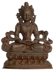 アジアン雑貨 ネパール仏像 無量寿菩薩像 - メルカリ