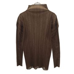 希少❣️PLEATS PLEASE お洒落な長袖 ハイネックトップス - メルカリ