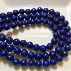 104 ラピスラズリ 8mm 1連 ブレス2本分のサムネイル