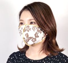 ハンドメイド！ダンスにも人気です！　スポーツ＆レジャーマスク　日本製　押し花