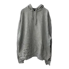 Champion ロゴスウェット トレーナー 2XL グレー チャンピオン ビッグサイズ フーディー プルオーバー 古着卸 アメリカ仕入 a708-5729