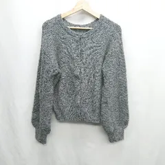◇ ⊇ A day in the life UNITED ARROWS 長袖 カーディガン サイズF グレー系 レディース E  【1410290029152】