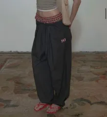 SCULPTOR(スカルプター) my to go pintuck pants チャコール
