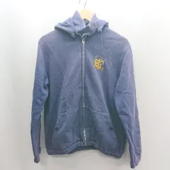 ◇ ⊇ POLO RALPH LAUREN ポロ ラルフ ローレン フード取り外し可能 長袖 パーカー サイズS パープル系 レディース E  【1502180029561】