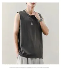 タンクトップ メンズ ノースリーブ ランニングシャツ 男性 アンダーシャツ インナー サマー フィットネス ジム ランニング トレーニングウェア【guiling01】