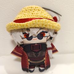 にじぱぺっと】 パペ帽子 麦わら帽子