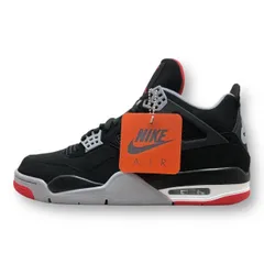 新品 NIKE AIR JORDAN 4 RETRO BLACK/FIRE RED-CEMENT GREY ナイキ エアジョーダン 4 レトロ ブラック/ファイヤレッド セメントグレー 308497-060 スニーカー 28cm 68523A2のサムネイル