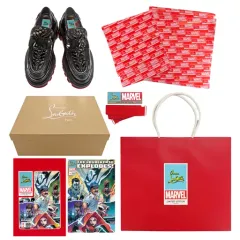 【中古】シューズ The Amazing Loubi Woman フラット＆ローファー 35.5サイズ 「クリスチャン・ルブタン×マーベル」