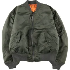 古着 90年代 民間品 アルファ ALPHA MA-1タイプ 中綿入り ミリタリー フライトジャケット USA製 メンズM相当 ヴィンテージ/eaa564924