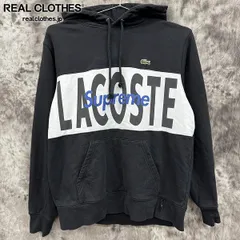 Sサイズ　LACOSTE Supreme コラボパーカー ブラック 楽天市場】supreme lacoste（パーカー｜トップス）：メンズ