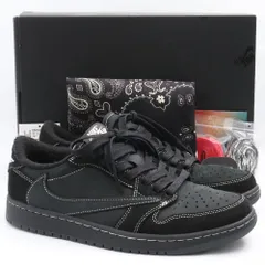 27cm NIKE × TRAVIS SCOTT AIR JORDAN 1 LOW OG SP BLACK PHANTOMのサムネイル