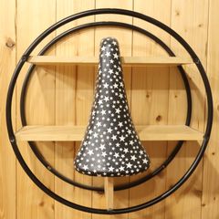 【FUN IGGY Saddle】新品 サドル 星柄 ピストバイク シングルスピード ロードバイク クロスバイク 自転車 パーツ
