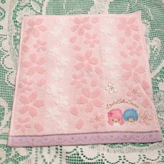 サンリオ プチタオル 抗菌防臭加工 リトルツインスターズ キキララ LITTLE TWIN STARS キャラクター