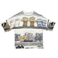 中古アディダス adidas ジェレミースコット Jeremy Scott コラボＴシャツ クリーニング済 メンズ フリーサイズ