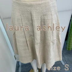 Laura Ashley スカート　膝丈　白