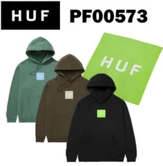 ★入手困難★人気 HUF(ハフ)   パーカー PF00573 ブラック、ブラウン、パイン S～XLサイズ 送料無料
