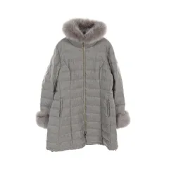 HERNO ヘルノ　ダウンジャケット　ウール　カシミヤ　シルク　グレー　44 SALE】HERNO（ヘルノ）RESORTリゾート ウールナイロンシルク