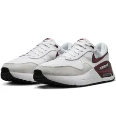 [ナイキ] エア マックス システム AIR MAX SYSTM ホワイト/サミットホワイト/ブラック/ダークチームレッド DM9537-106 ナイキジャパン正規品 27.0c [ホワイト/サミットホワイト/ブラック/ダークチームレッド] [27.0 cm]