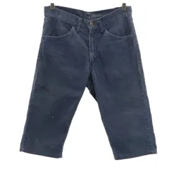 Levi's リーバイス 80s ヴィンテージ 42タロン コーデュロイ ハーフパンツ W29 ネイビー メンズ 古着