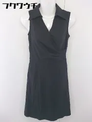 ◇ ROPE' ロペ ノースリーブ 膝下丈 ワンピース サイズ7AR ブラック レディース  【1109130003925】