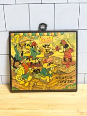 【レア】 ディズニー　木製　パネル　ディズニーランド　レトロ  DISNEY