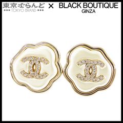 シャネル CHANEL クローバーモチーフ ピアス ゴールドxピンク シャネル CHANEL クローバーモチーフ ピアス 03P ゴールドxピンク