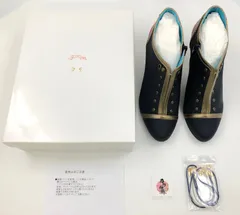 SALE　ちゃけちょけ　グルグルヒール　エナメルパンプス　23cm ちゃけちょけ グルグルヒール エナメルパンプス 23cm