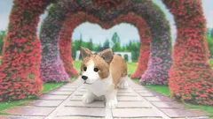 木彫りのコーギー 木彫りのコーギー散歩シリーズ（ご予約済）