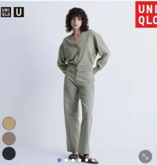 64 UNIQLO(ユニクロ) U ハイウエスト ストレート カラージーンズ 467042