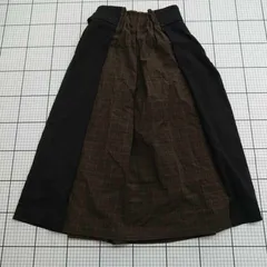 ◇ ⊇ KBF ニット ロング丈 フレア スカート サイズワン ブラウン系 レディース E  【1509190037074】