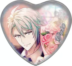 【中古】バッジ・ピンズ 八乙女楽 「アイドリッシュセブン(原作版) キラキラハート型缶バッジコレクション Marie Mariage」