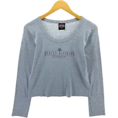 古着 00年代 ハーレーダビッドソン Harley-Davidson ロングTシャツ ロンT USA製 レディースL相当/eaa498852
