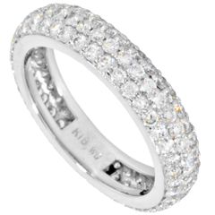 ポンテヴェキオ Ponte Vecchio エテルノ フルエタニティ パヴェ リング 指輪 ダイヤモンド 1.26ct 約6.5号 K18WG 3.9g ホワイトゴールド【中古】