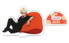 【中古】アクリルスタンド・アクリルパネル 爆豪勝己 アクリルスタンド ルームウェア＆クッションver. 「僕のヒーローアカデミア」