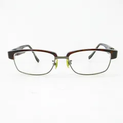 ランバン LANVIN コレクション COLLECTION 眼鏡 アイウェア ハーフリム スクエア 茶系 ブラウン系 54□17 ●ECOのサムネイル