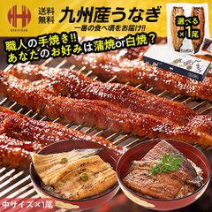 うなぎ 鰻 国産 蒲焼き 白焼 1尾 手焼き 鰻の蒲焼 うなぎ蒲焼 九州産 宮崎県産 鹿児島県産 中サイズ 110g〜160g×1尾 長焼き ギフト