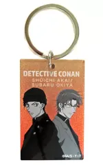 【中古】雑貨 赤井秀一＆沖矢昴 「名探偵コナンプラザ トレーディングメタリックアクリルキーホルダーvol.2」