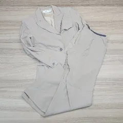 ◇ MNG フォーマル 綺麗め 胸ポケットデザイン セットアップ サイズ38 ベージュ レディース E  【1303290015563】